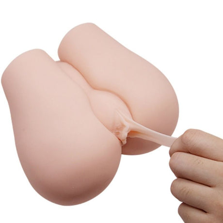 Masturbator Realistische Vagina und Anus mit Vibrationsposition 3.1