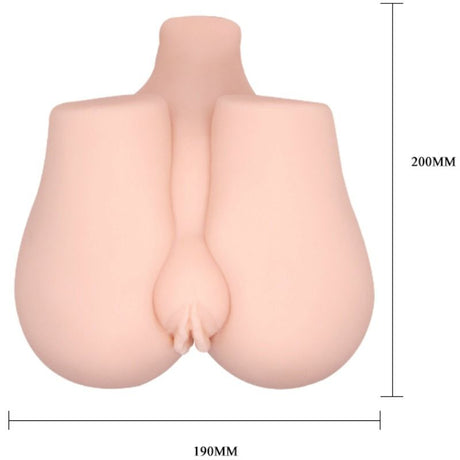 Masturbator Realistische Vagina und Anus mit Vibrationsposition 3.8