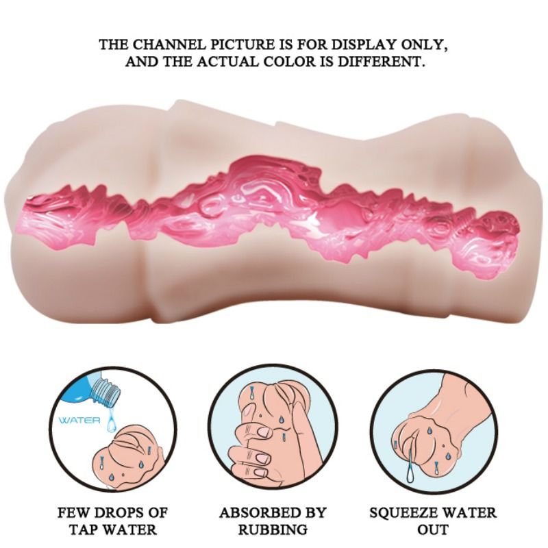 Crazy Bull - Water Skin Vagina Masturbador mit Vibrierender Bullet 2