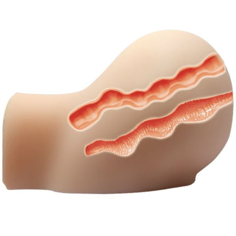Masturbator Realistische Vagina und Anus mit Vibrationsposition 6.5