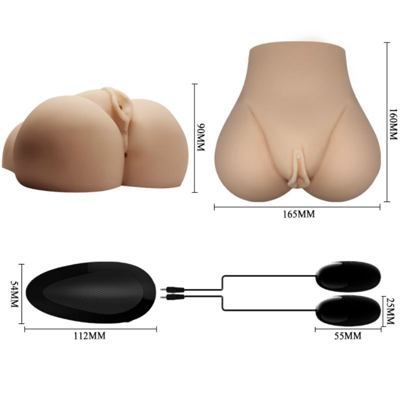 Crazy Bull - Realistische Vagina und Anus mit Vibrationsposition 7