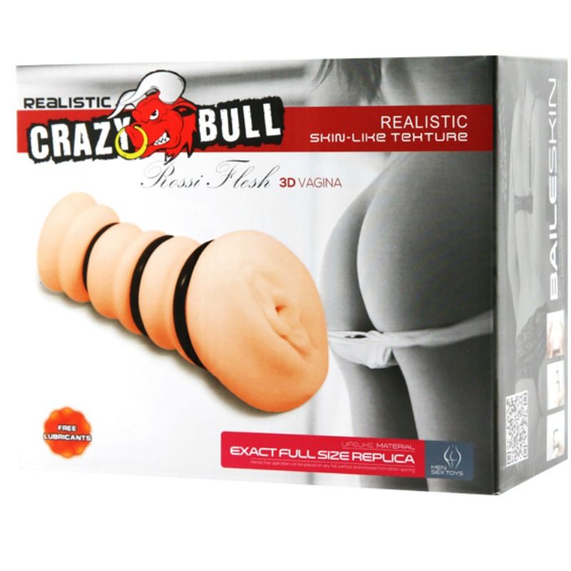 Crazy Bull - Masturbador mit Ringen Vagina Modell 2