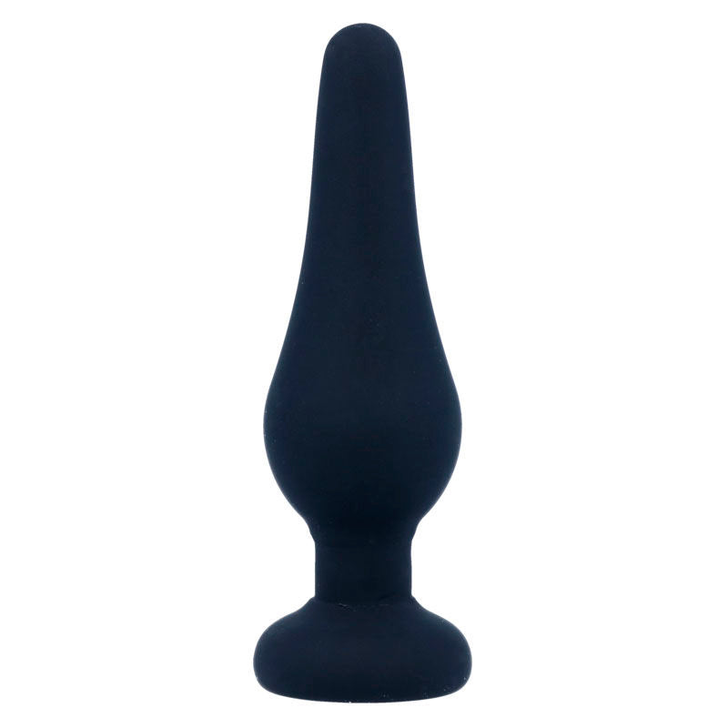 Intense - Analplug Pipo S Schwarzes Silikon 9,8 cm
