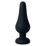 Intense - Analplug Pipo L Schwarzes Silikon 13 cm