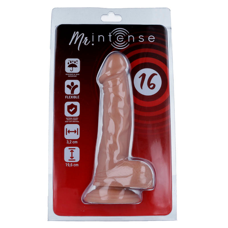 Mr Intense - 16 Realistic Penis 19.6 cm-x-3.2 cm