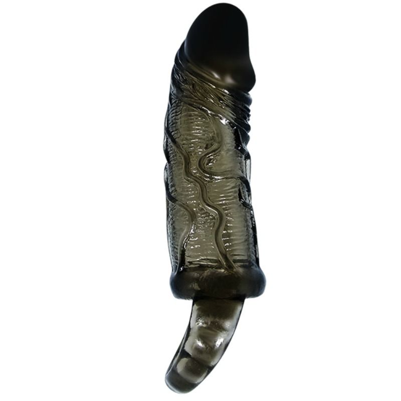 Baile - Penis Extender Cover mit Gurt für Hoden Schwarz 13.5 cm