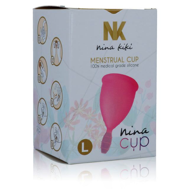Nina Kikí - Menstrual Cup Rosa - Grösse L