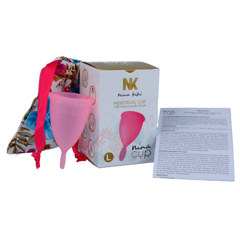Nina Kikí - Menstrual Cup Rosa - Grösse L