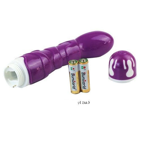 Vibrator Realistischer Hahn 10 Rhythms Sensation Flieder 22 x 4 cm.1