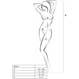 Passion - Woman Bs020 Bodystocking Schwarz Eine Grösse