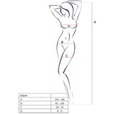 Passion - Woman Bs034 Roter Bodystocking, Eine Grösse
