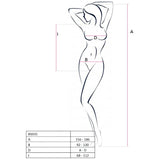 Passion - Woman Bs035 Roter Bodystocking, Eine Grösse