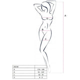 Passion - Woman Bs038 Bodystocking Schwarz Eine Grösse