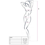 Passion - Woman Bs045 Bodystocking Schwarz Eine Grösse