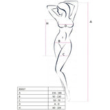 Passion - Woman Bs027 Schwarzes Kleiderbodystocking, Einheitsgröße