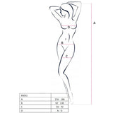 Passion - Woman Bs031 Bodystocking Schwarz Eine Grösse