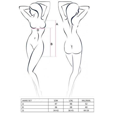 Passion - Woman Akkie Set Krankenschwesterkostüm S/M