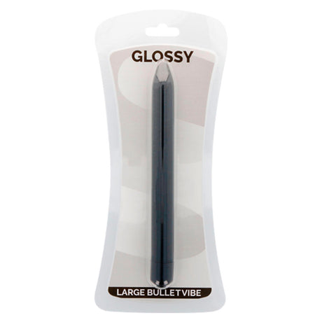 Glossy - Schlanker Vibrator Schwarz