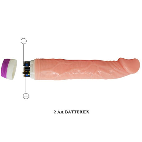 Realistischer Vibrator Natürlicher 22 x 4 cm.4