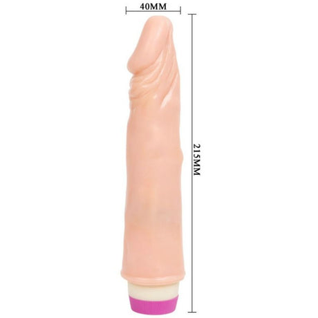 Realistischer Vibrator Wellen des Vergnügens Anfnger 21,5 x 4 cm.4