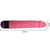 Baile - Bunter Sex Realistischer Vibrator Rosa 23 cm