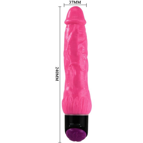 Baile - Bunter Sex Realistischer Vibrator Rosa 24 cm