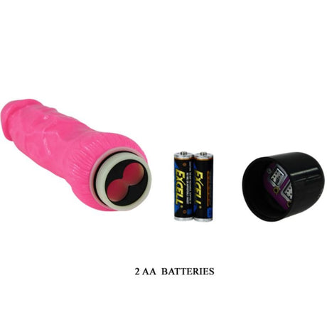 Baile - Bunter Sex Realistischer Vibrator Rosa 24 cm