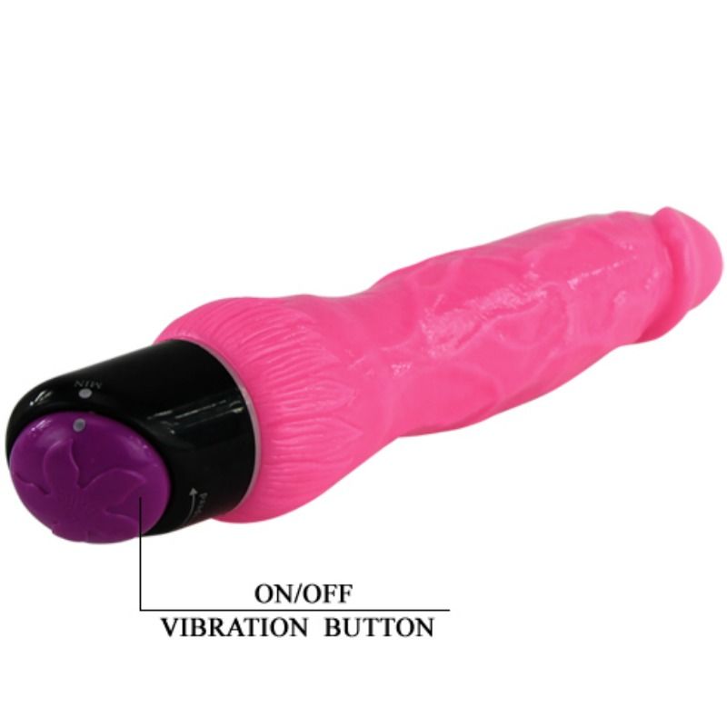 Baile - Bunter Sex Realistischer Vibrator Rosa 24 cm