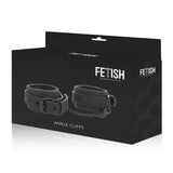 Fetish Submissive - Knöchelstze aus Veganem Leder mit Noprene-Futter