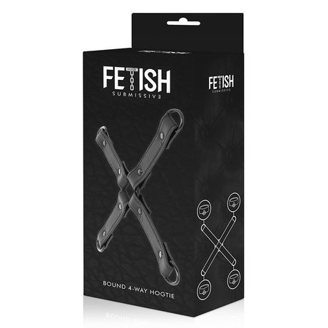 Fetish Submissive - Handschellenverbindung aus Veganem Leder