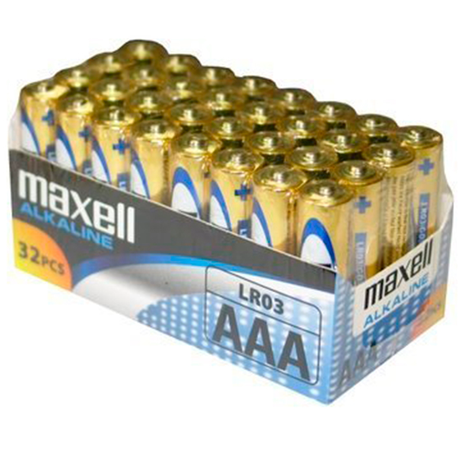 Maxell - Batterie Aaa Lr03 Pack*32 Uds