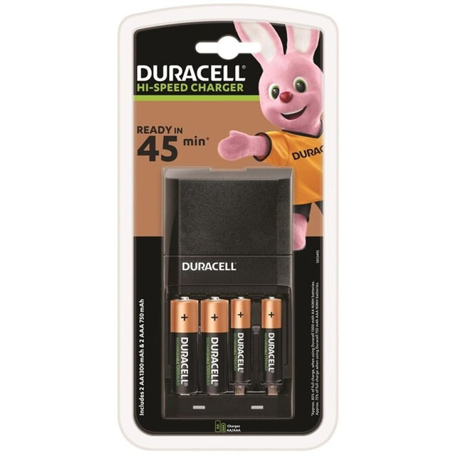 Duracell - Ladegert 45min. + 2xaa 1700mAh + 2xaaa 750mAh