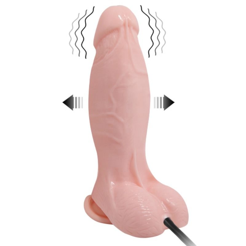 Baile - Realistischer Vibrierender und Aufblasbarer Dildo 18.8 cm
