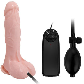 Baile - Realistischer Vibrierender und Aufblasbarer Dildo 18.8 cm