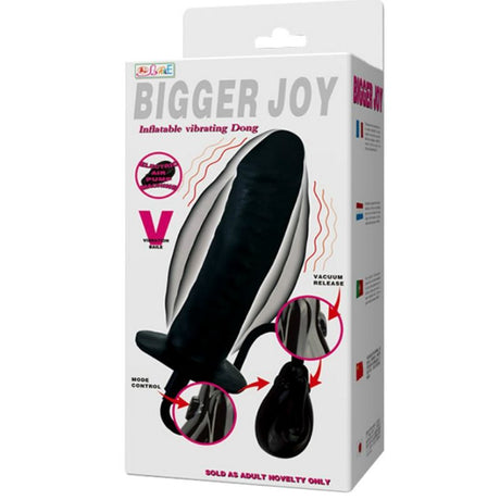 Dildo Bigger Joy Aufblasbarer mit Vibration 15 cm.2