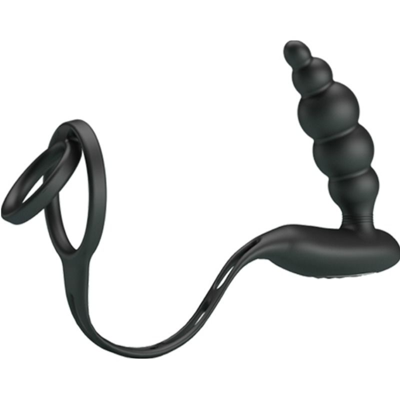 Pretty Love - Penisringe mit Vibrator-Plug