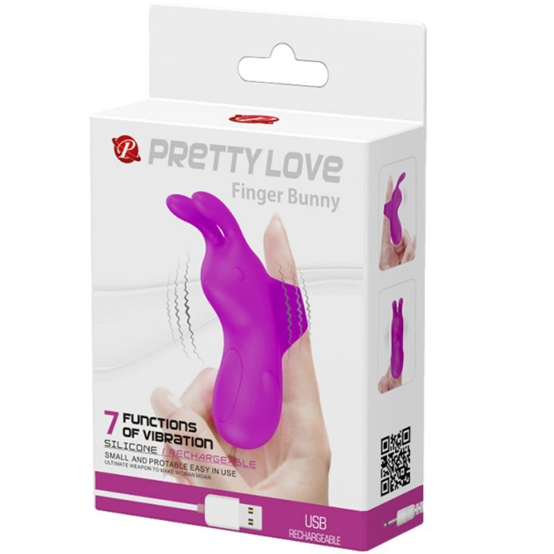 Pretty Love - Smart Wiederaufladbarer Fingerhut mit Kaninchen