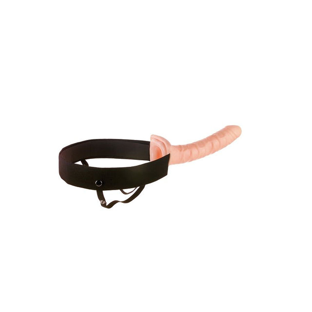 Strap-on Hollow mit Gurt Natur 25,4 cm