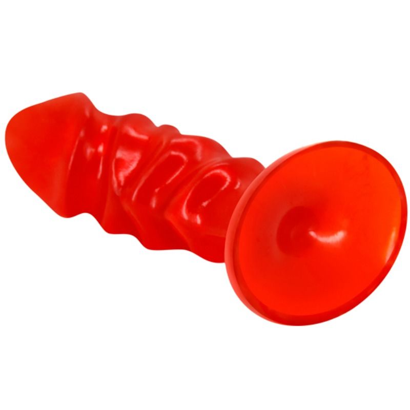 Baile - Unisex Analplug mit Rotem Saugnapf