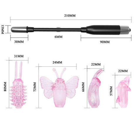 Vibrator Zauberer Zauberstabstimulator mit Vibration 10 cm.2