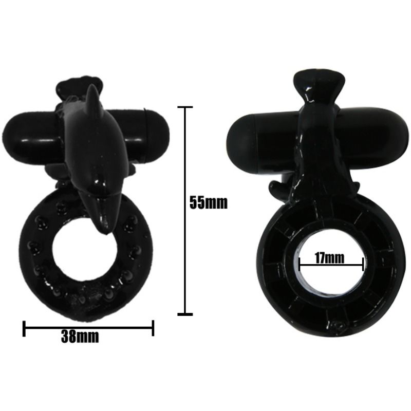 Baile - Süsser Ring mit Klitorisstimulator Delphin