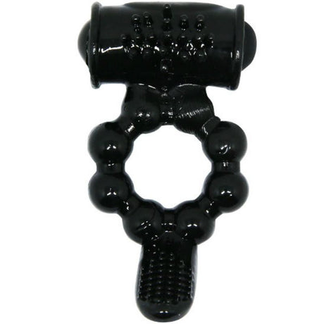Penisring Sweet Ring Ring mit Doppelstimulator Schwarz.1