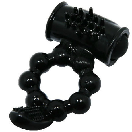 Penisring Sweet Ring Ring mit Doppelstimulator Schwarz.5