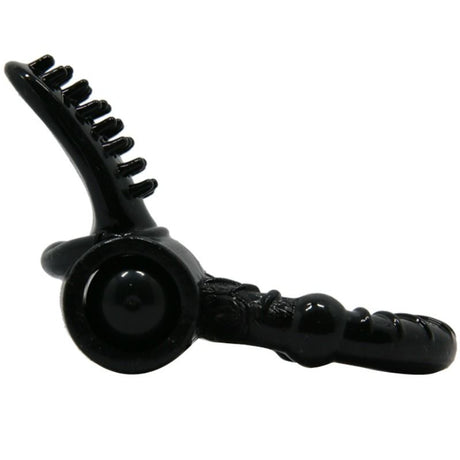 Penisring Sweet Ring Vibrierring mit Texturiertem Kaninchen Schwarz.1