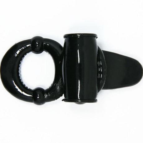 Penisring Sweet Ring Vibrierring mit Texturiertem Kaninchen Schwarz.2