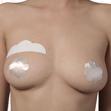 Bye-Bra - Brustverbesserung + Seiden Nippel Abdeckung Cup F/H