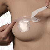 Bye-Bra - Brustverbesserung + Seiden Nippel Abdeckung Cup F/H