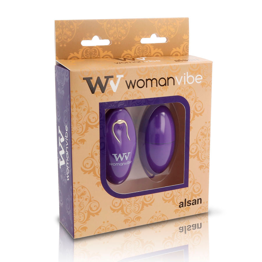 Womanvibe - Alsan Egg Remote Control Silikon Lila