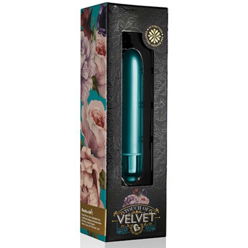 Rocks-Off - die Vibrationskugel Schüttelt die Berührung Samtiger Pfauenbltter Ab