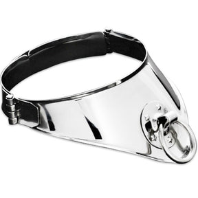 Metal Hard - Festhaltungshalsband mit Ring und Vorhngeschloss 12,5 cm